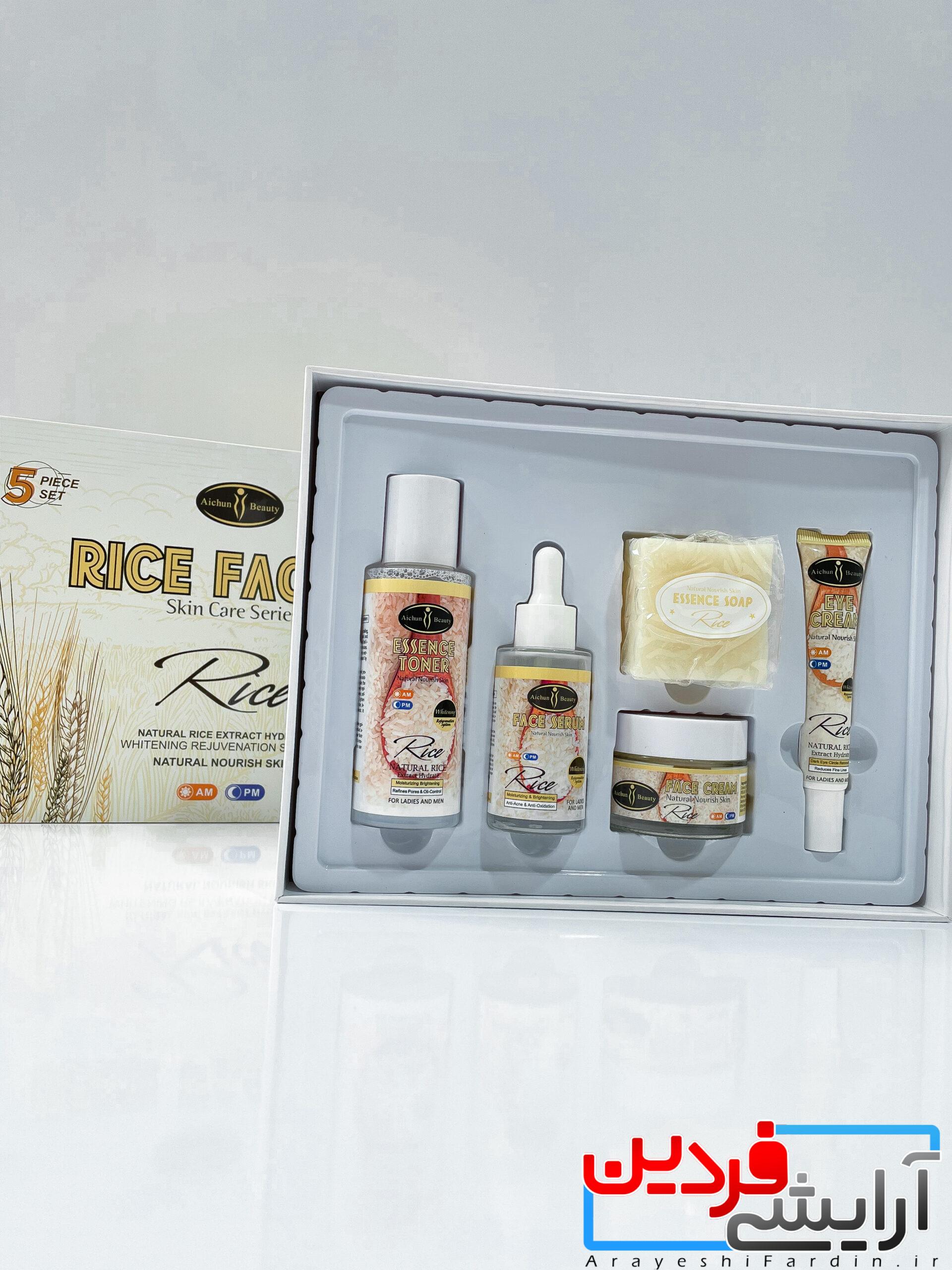 IMG_7186 پک روتین مراقبت پوستی۵ تکه برنج آیچون بیوتی - Image 3