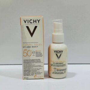 فلوئید ضد آفتاب و جوانساز +SPF50 کاپیتال سولیل ویشی (بدون رنگ)