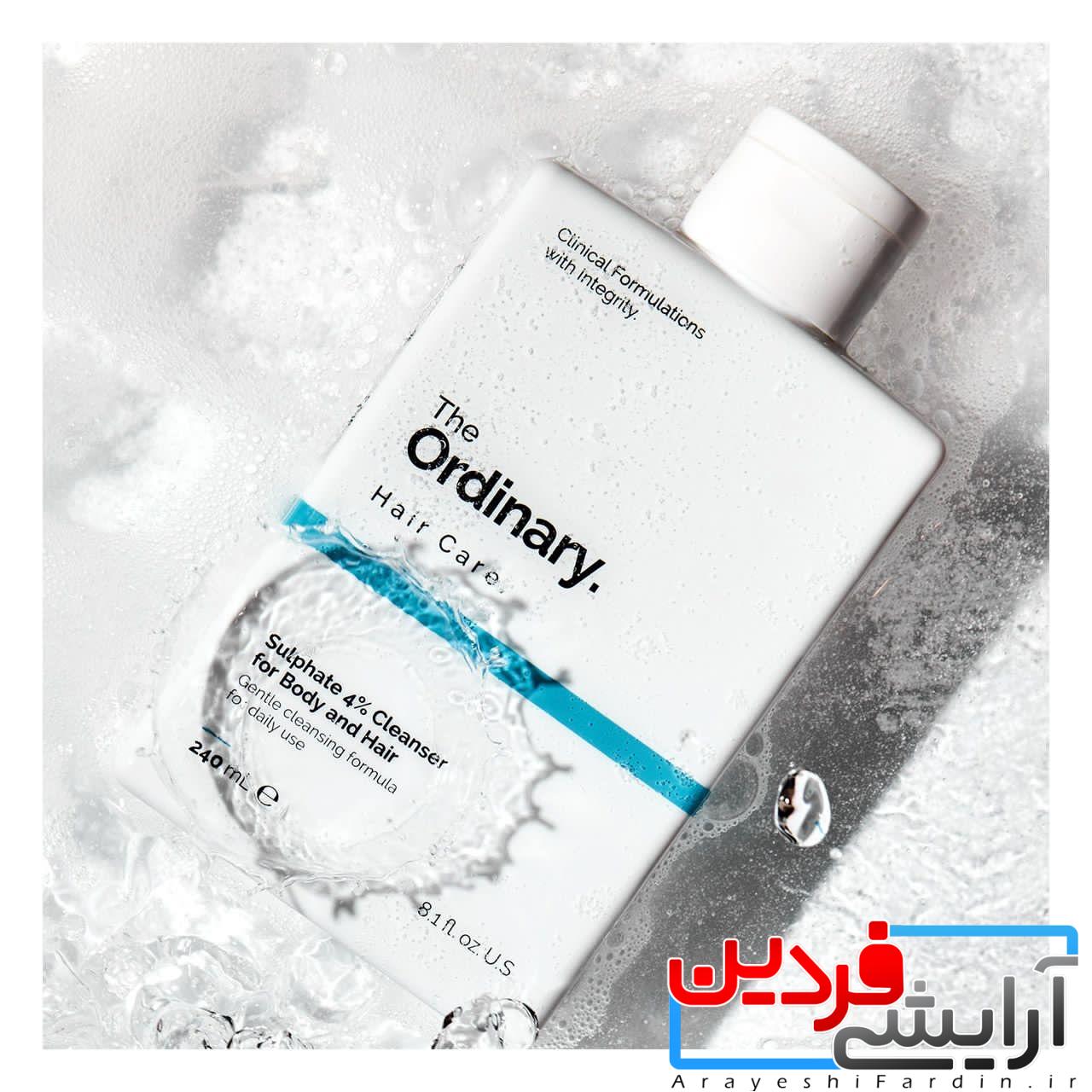 299b677d-cd8d-4971-9fe4-73b7a9afc4c6 شامپو بدون سولفات اوردینری برای مو و بدن - Image 1