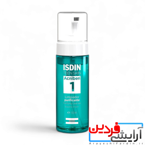 Photoroom-20240717_112918 ژل شستشوی صورت ایزدین ISDIN ACNIBEN Purifying Foam Cleanser - Image 1