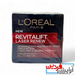 کرم ضد چروک رویتالیفت لیزر لورال (L'Oreal Laser renew Revitalift )