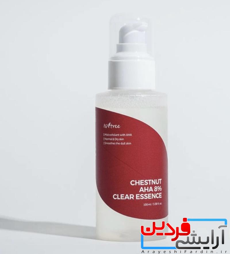 IMG_9522 اسنس شاه بلوط آ اچ آ 8% ایزنتری Isntree Chestnut AHA 8% Clear Essence - Image 1