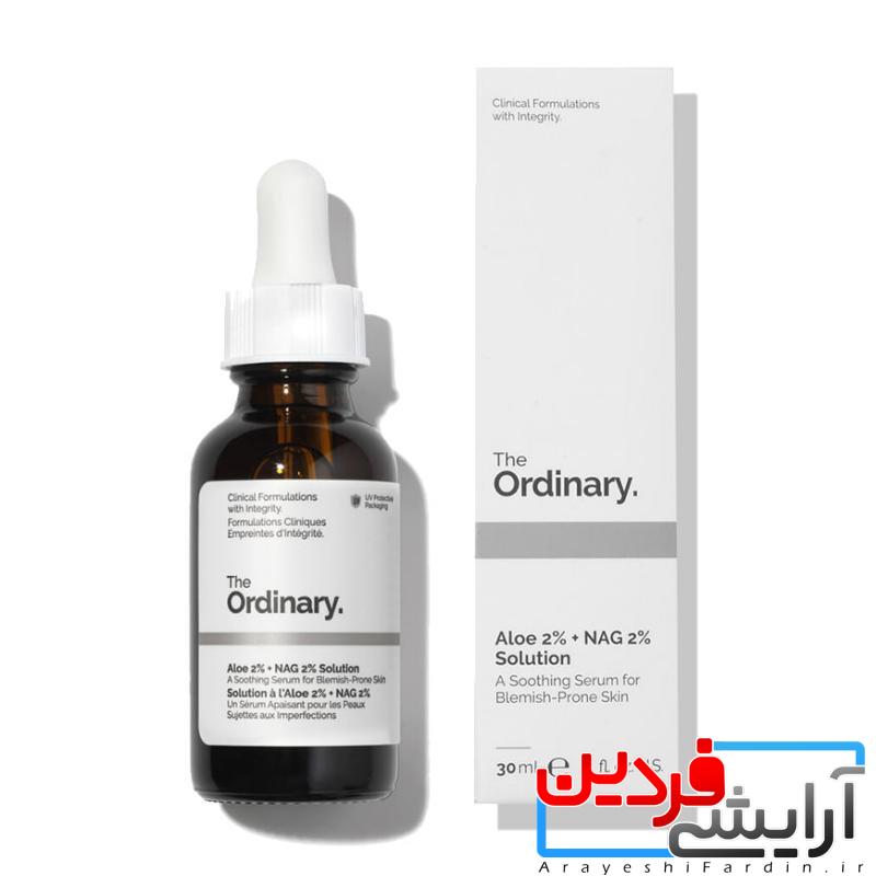 IMG_0103 سرم یکدست کننده پوست اوردینری دو لیبل The Ordinary Aloe 2% + NAG 2% - Image 1
