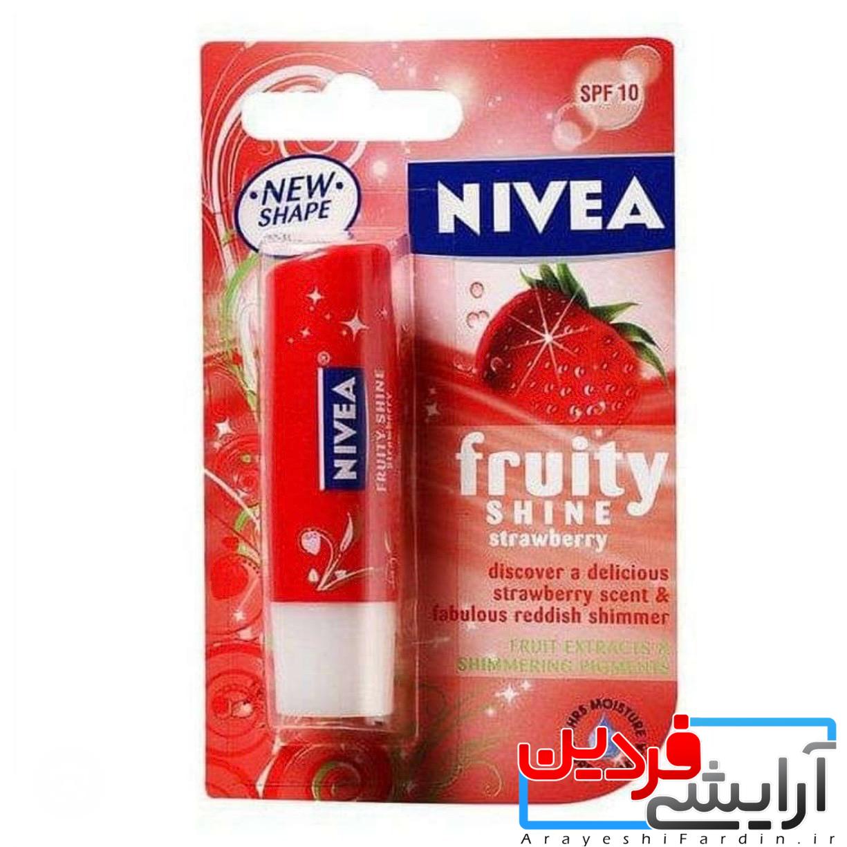 IMG_0104 بالم لب NIVEA Fruity Shine Strawberry - Image 1