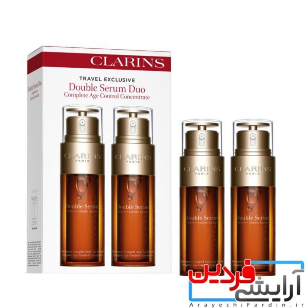 پک دو عددی دابل سرم جوانساز کلارنس (Clarins Double Serum Duo) - Image 1