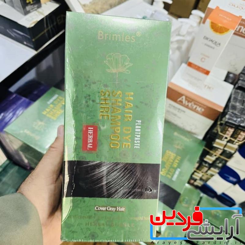 578c1d1e-08e9-491f-911f-08f8b087216d شامپو رنگ مو مشکی گیاهی بریملس ۵۰۰ میل (اصلی) Brimless - Image 6