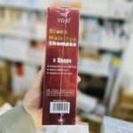 شامپو رنگ مو مشکی VOJO Black Hair Dye Shampoo 3 in 1 - Image 3