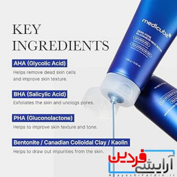 ماسک ضدجوش و کنترل منافذ مدی کیوب سر سیاه (Medicube Mask) - Image 3