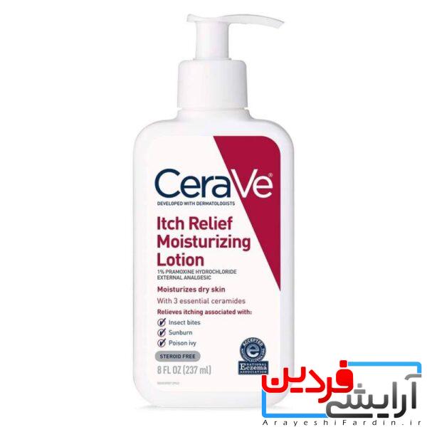 لوسیون مرطوب‌کننده و ضد خارش سراوی Itch Relief CERAVE - Image 1