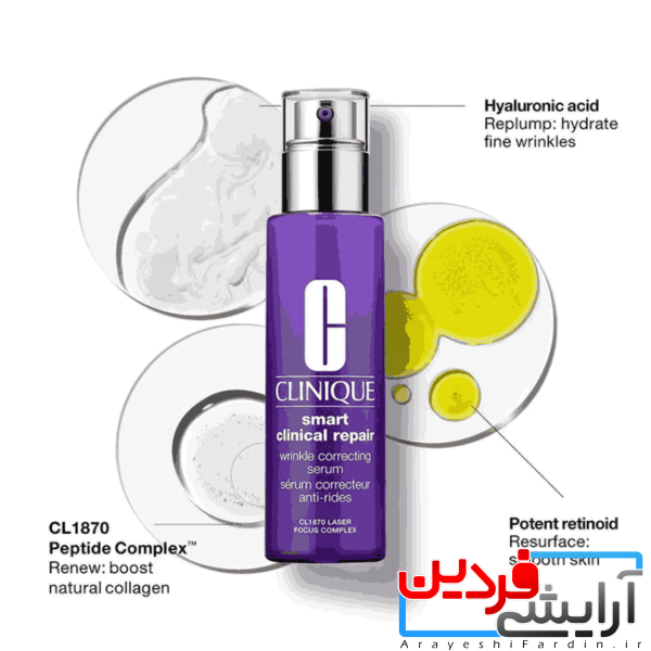 سرم ترمیم کننده اسمارت کلینیک Clinique New Smart Clinical Serum - Image 3