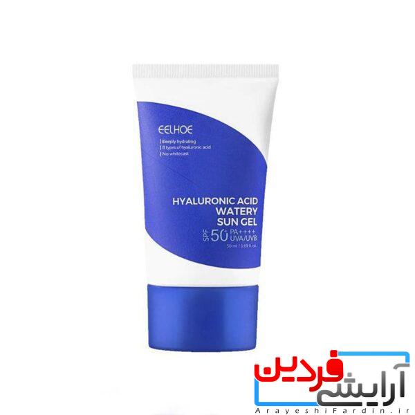 کرم ضد آفتاب بی رنگ ایزنتری SPF50 حاوی هیالورونیک اسید EELHOE - Image 1
