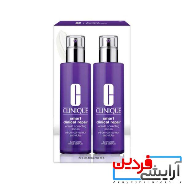 پک دوتایی سرم ترمیم کننده کلینیک Clinique New Smart Clinical Serum - Image 1