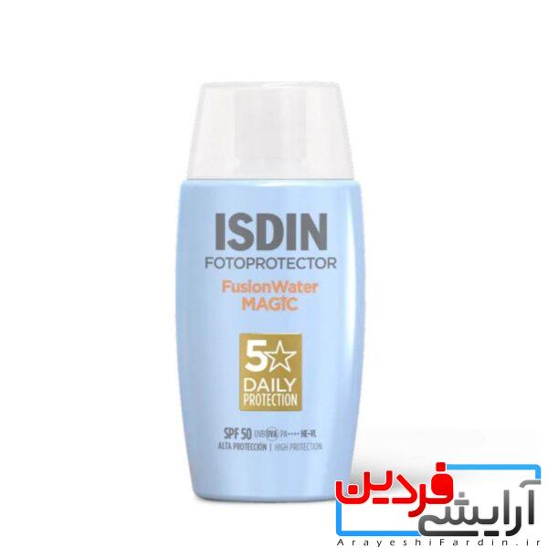 ضد آفتاب بی رنگ ایزدین Isdin Fotoprotector Fusion Water Magic SPF 50 - Image 1
