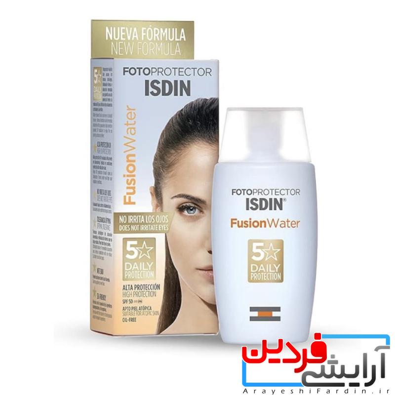 IMG_4092 ضد آفتاب فیوژن واتر بدون رنگ ایزدین (ISDIN Fusion Water SPF 50) - Image 1