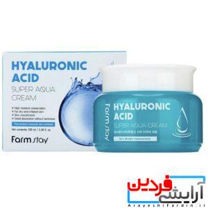 کرم سوپر آکوا هیالورونیک اسید فارم استی FARMSTAY Hyaluronic Acid