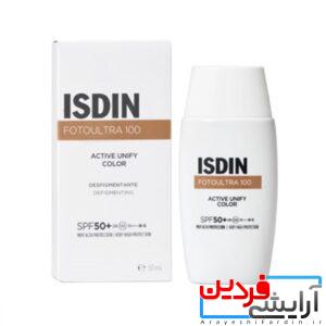 ضد آفتاب رنگی اکتیو یونیفای ایزدین FotoUltra 100 Active Unify Color