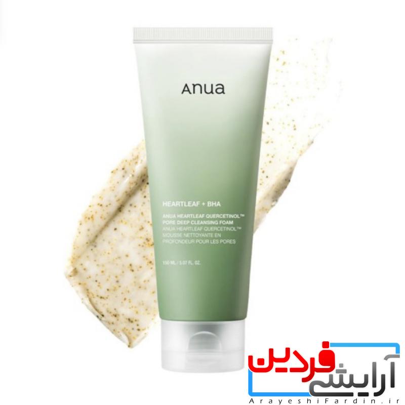IMG_0014 فوم شستشو عمیق پوست آنوا ANUA Heartleaf + BHA - Image 1