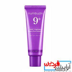 ضدآفتاب بی رنگ نامبوزین شماره 9 Peptides Dewy Sun Essence Numbuzin