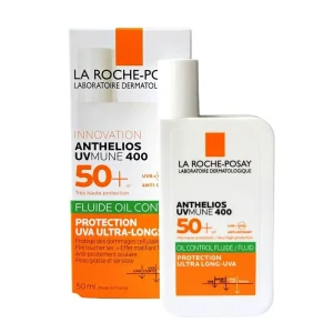 ضد آفتاب فلوئید بی رنگ لاروش پوزای Anthelios SPF50 LA ROCHE POSAY